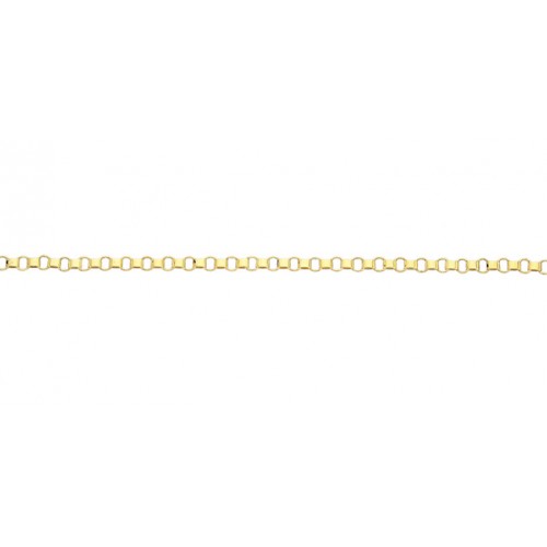  Bracelet or jaune 10kt cz 6mm -7,25" VI60-10